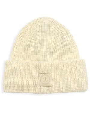 Moose Knuckles Neige Wool-Blend Beanie - Natural