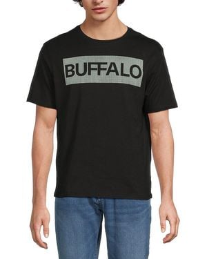 Buffalo David Bitton Nandoree Box Logo T-Shirt - Black