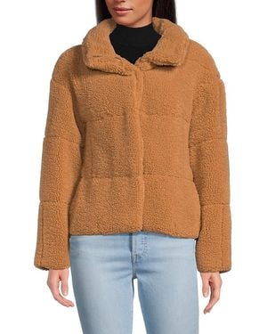 Levi's Faux Fur Short Jacket - Blue