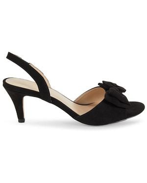 Saks Fifth Avenue Camilla 66Mm Slingback Sandals - Black