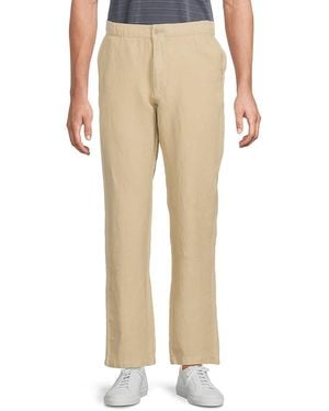 Tommy Bahama Linen-Blend Trousers - Natural