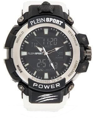 Philipp Plein Combat Blacktone Stainless Steel & Silicone-Strap Watch/50Mm - Grey