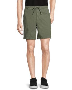 BOSS Karlos-Ds Flat Front Shorts - Green