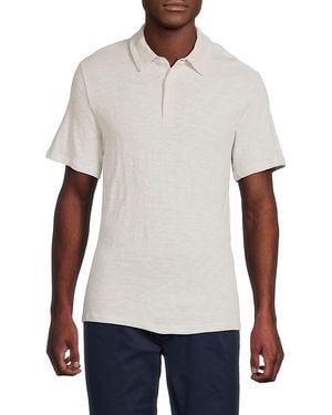 Onia Slub Textured Cotton Polo Shirt - White