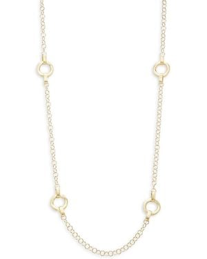 Marco Bicego Jaipur 18K Hand Engraved Necklace - White