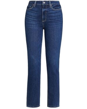 PAIGE Cindy Slim-Fit Cropped Jeans - Blue