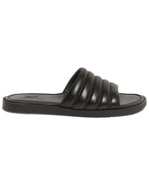 Anthony Veer Key West Leather Sandals - Black