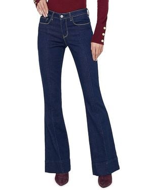 L'Agence Lenora Low-Rise Flared Jeans - Blue