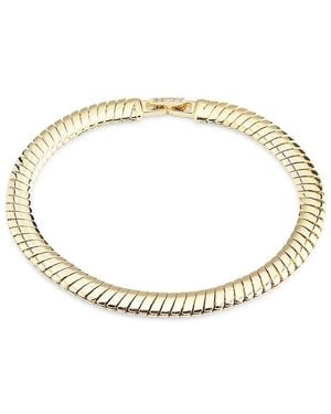 Nadri Cleo Omega Line 18K--Plated Bracelet - Metallic