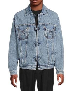 Opening Ceremony Washed Denim Jacket - Blue