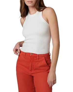 Joe's Jeans Daria Rib-Knit Tank - White