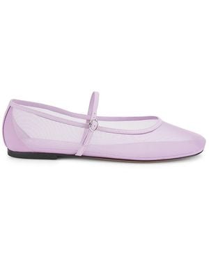 3.1 Phillip Lim Id Mesh Mary Jane Flats - Pink