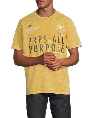 PRPS Starved Rock Cotton T-Shirt - Yellow