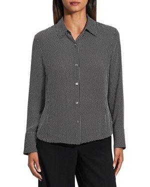 Theory Classic Slim-Fit Shirt - Grey