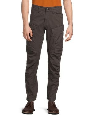 G-Star Tapered Cotton-Blend Cargo Pants - Black