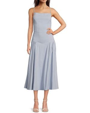 WeWoreWhat Flared Panel Midi-Dress - Blue
