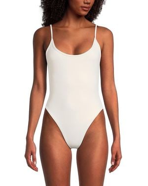 WeWoreWhat Scoop Cami One-Piece Swimsuit - White
