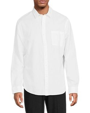 Vince Linen-Blend Shirt - White