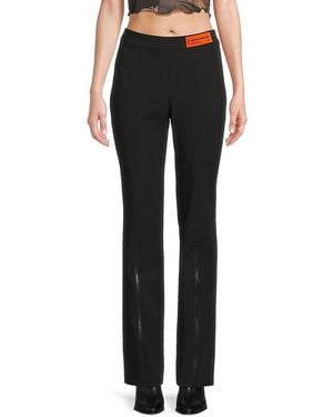 Heron Preston Logo Patch Trousers - Black