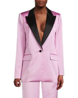 Emanuel Ungaro Alessia Duchesse Satin Blazer - Pink