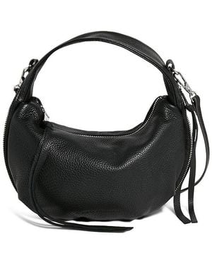 Aimee Kestenberg Starlight Leather Top Handle Crossbody - Black