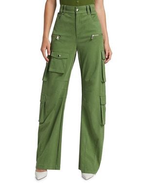 Alice + Olivia Akers Oversized Cargo Pants - Green