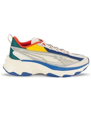 PUMA Multicolored Low-top Chunky Sneakers - Blue