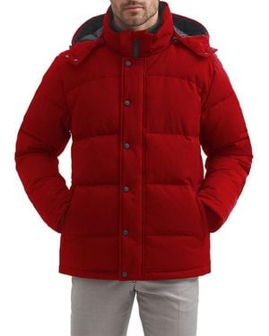 Toboggan Canada Mark Iii Featherless Hooded Puffer Jacket - Red
