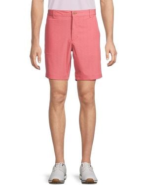 Tailorbyrd Melanga Textured Flat Front Shorts - Pink