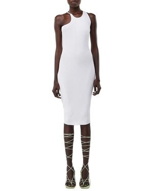 GAUGE81 Altea Rib-Knit Midi-Dress - White