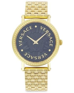 Versace V-Dollar Ip Goldtone Stainless Steel Bracelet Watch/37Mm - Metallic