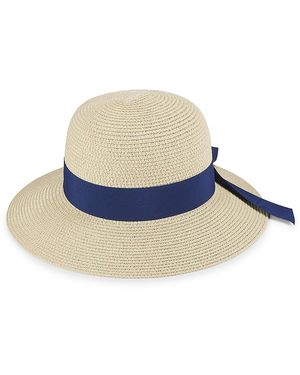 Bruno Magli Textured Sun Hat - Blue