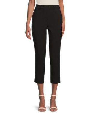 DKNY Ankle Slim Fit Pants - Black