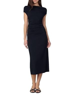 Joe's Jeans The Mia Ruched Midi-Dress - Blue