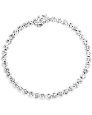 Effy 14K & 1.69 Tcw Diamond Tennis Bracelet - White