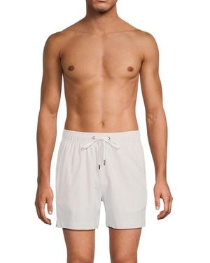 Onia Charles Striped Swim Shorts - Blue