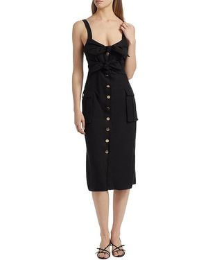 Toccin Frankie Sleeveless Midi-Dress - Black