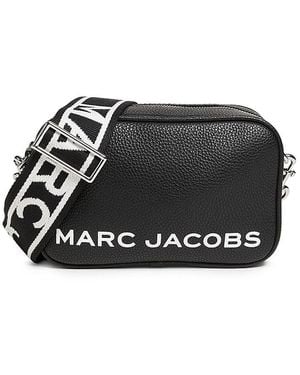 Marc Jacobs Logo Leather Crossbody Bag - Black