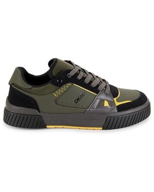 DKNY Logo Low Top Trainers - Black