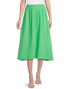 Nation Ltd Safa Midi Skirt - Green