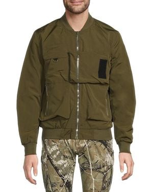 American Stitch Faux sale Shearling-Lined Camo Jacket