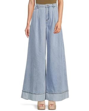 WeWoreWhat Wide Leg Jeans - Blue