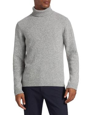 Saks Fifth Avenue Collection Melange Long-Sleeve Turtleneck - Grey
