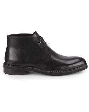 Zanzara Fores Leather Ankle Chukka Boots - Black