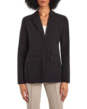 Capsule 121 The New Glenn Peak Lapel Blazer - Black