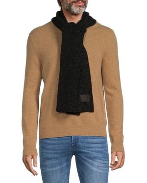 Vince Cashmere Blend Scarf - Black