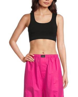 Balenciaga Seamless Sports Bra - Black