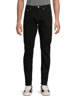 Paul Smith Tapered Fit Dark Wash Jeans - Black