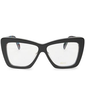 PUCCI 53Mm Square Optical Eyeglasses - Natural