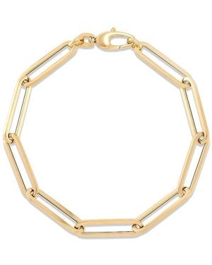 Saks Fifth Avenue 14K Paper Clip Link Bracelet - Metallic